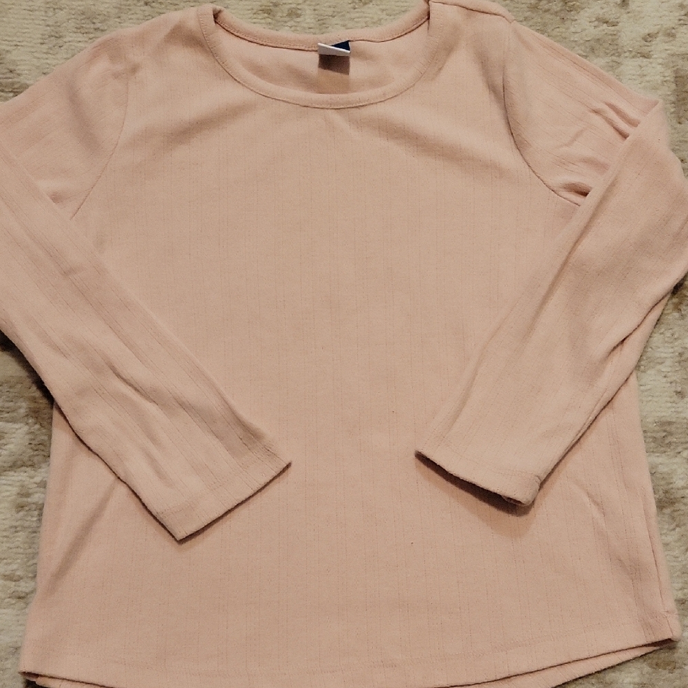 Old Navy Soft Knit Pointelle Lobg Sleeve Tee - Picture 1 of 3